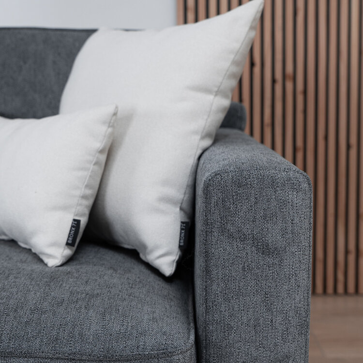 Sofa 2-Sitzer Orlando Stoff anthrazit