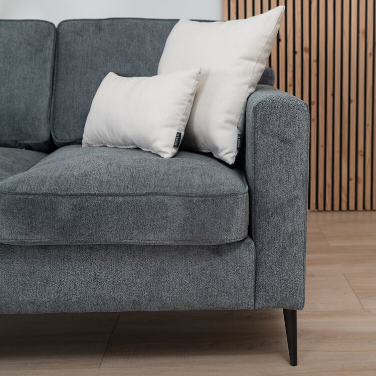 Sofa 2-Sitzer Orlando Stoff anthrazit