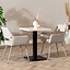 Bistrotisch Nils quadratisch beige Melamin 60x60x77 cm