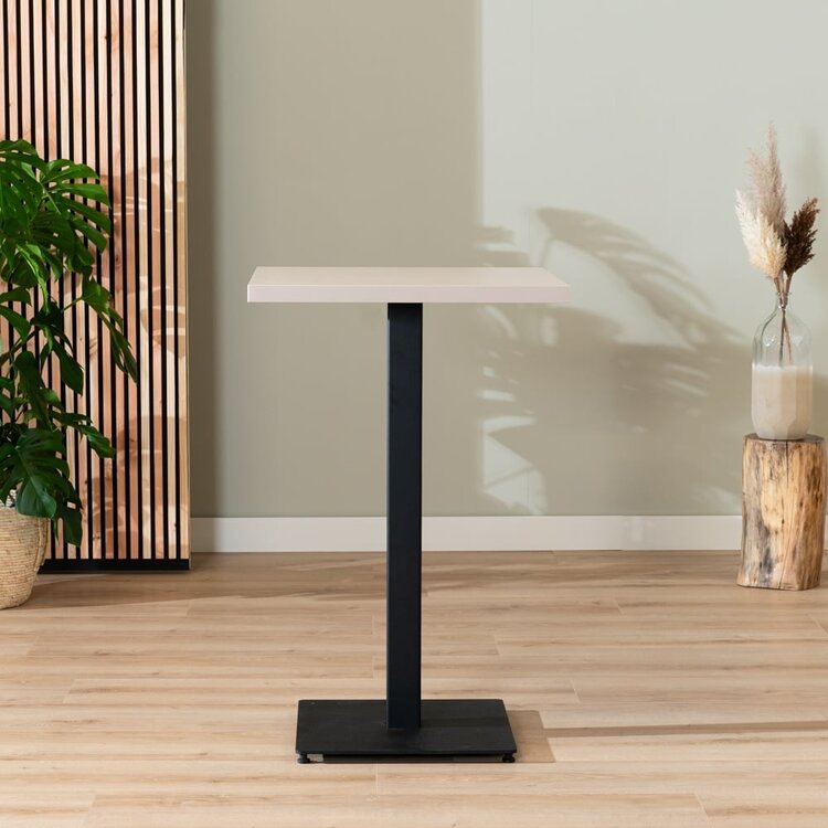 Bartisch Nils quadratisch beige Melamin 70x70x109 cm