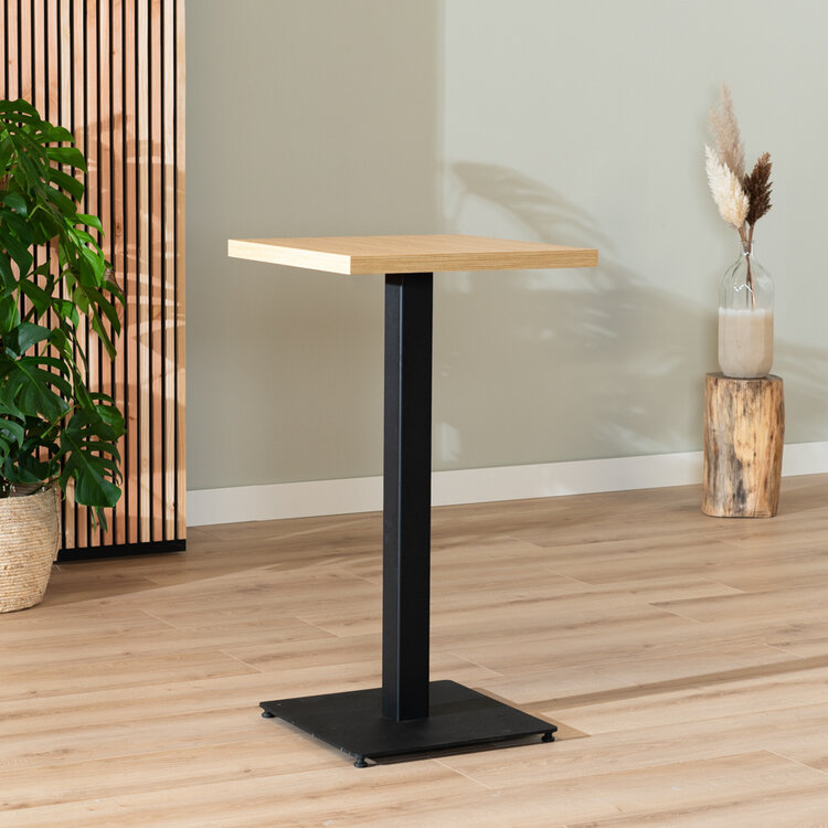 Bartisch Nils quadratisch Eichenlook Melamin 60x60x109 cm