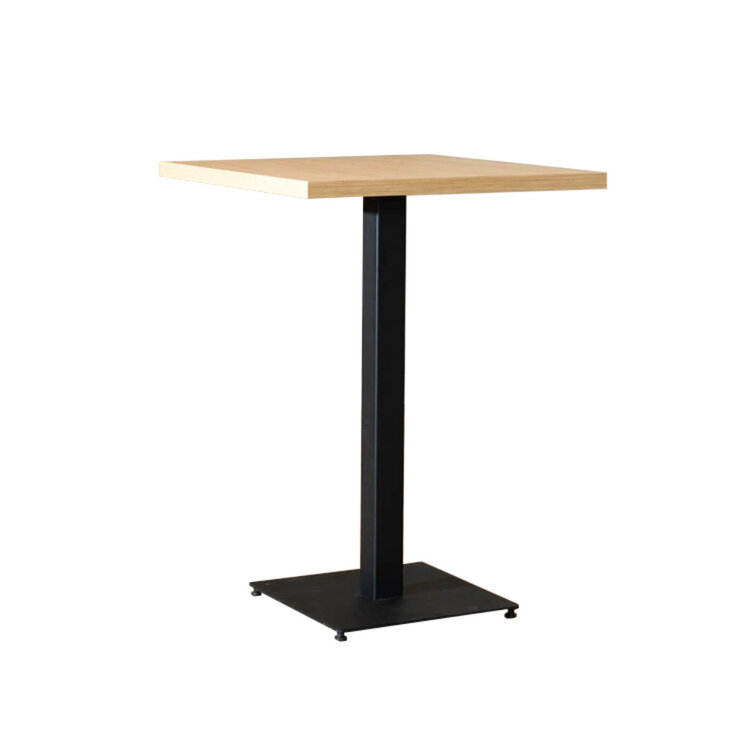 Bartisch Nils quadratisch Eichenlook Melamin 80x80x109 cm