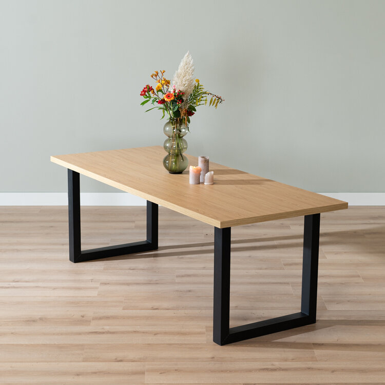 Esstisch Alec Eichenlook Melamin 220 x 90 cm