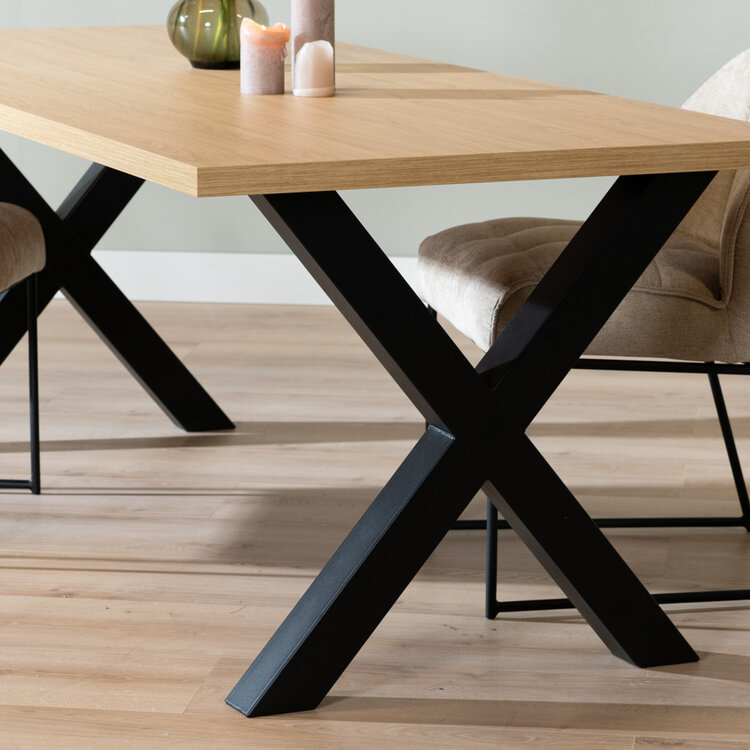 Esstisch Bodo Eichenlook Melamin 220 x 90 cm