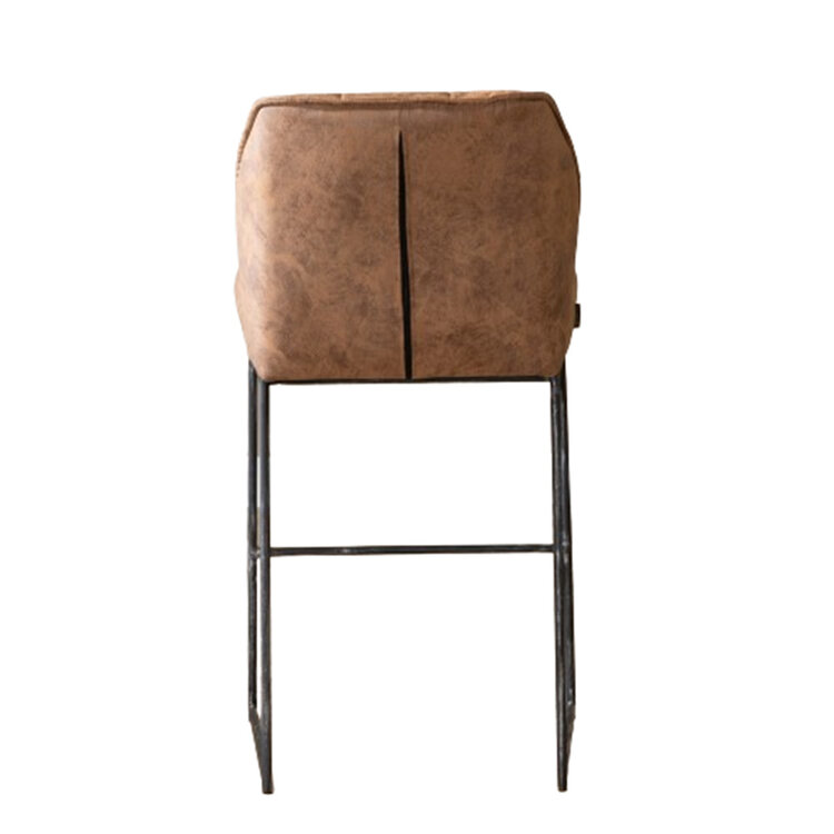 Barhocker Microfaser Abel cognac 82 cm