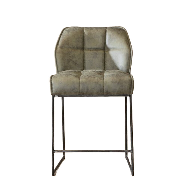 Barhocker Microfaser Abel grün 70 cm