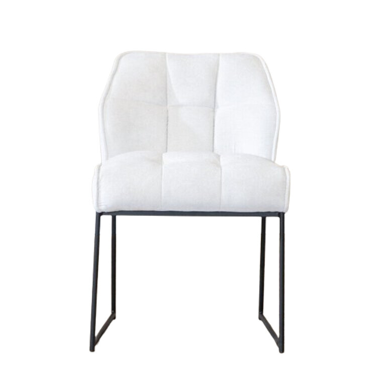 Esszimmerstuhl Stoff Jelle off white