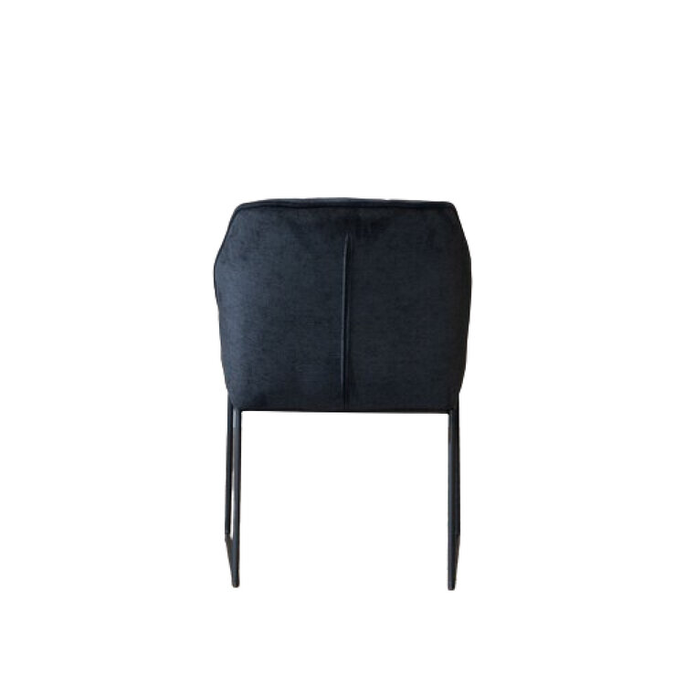 Esszimmerstuhl Stoff Jelle schwarz