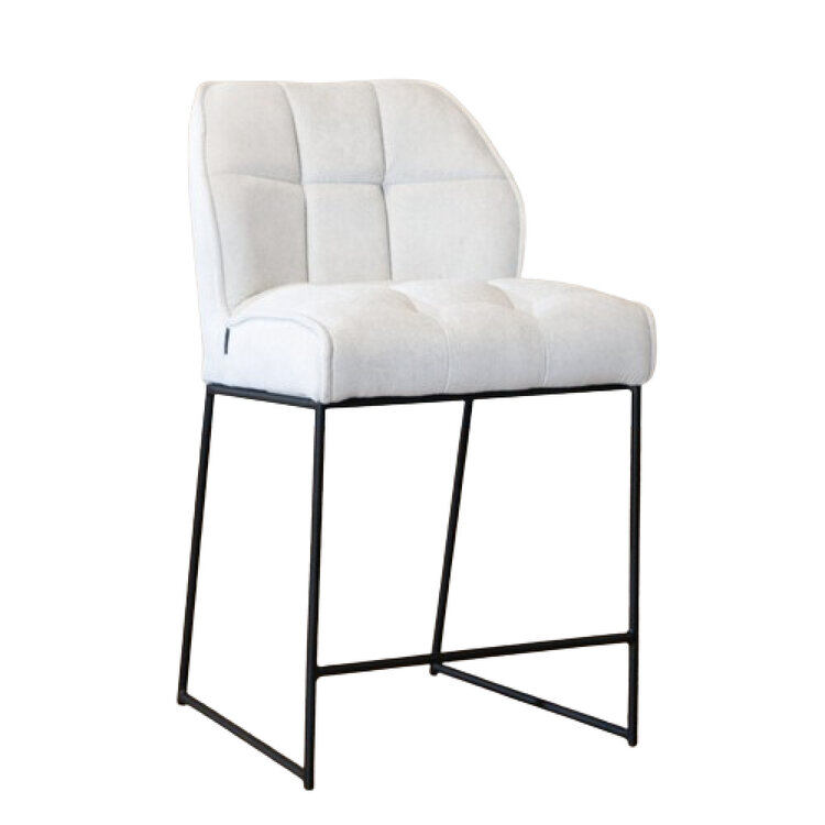 Barhocker Stoff Jelle off white 70 cm