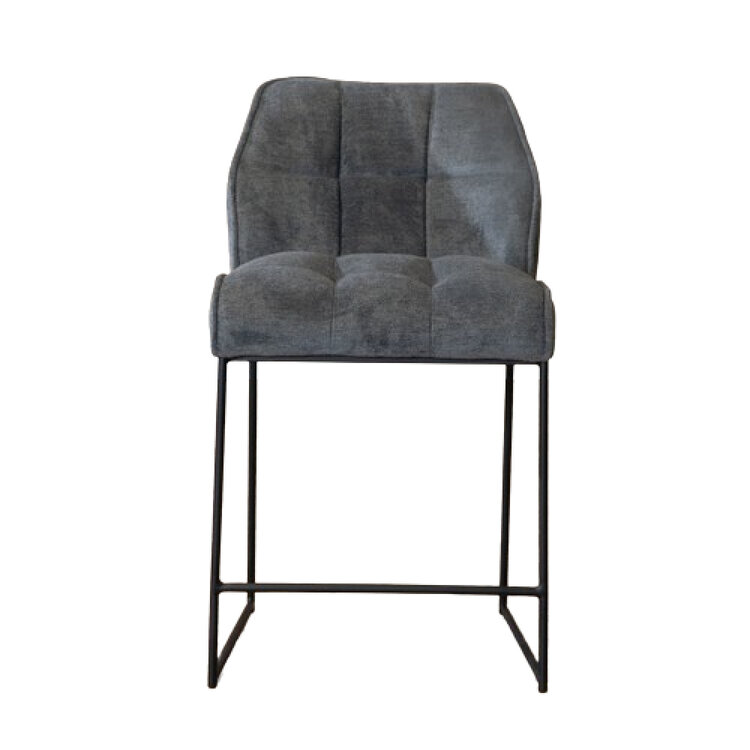 Barhocker Stoff Jelle anthrazit 70 cm