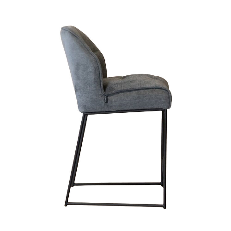 Barhocker Stoff Jelle anthrazit 70 cm