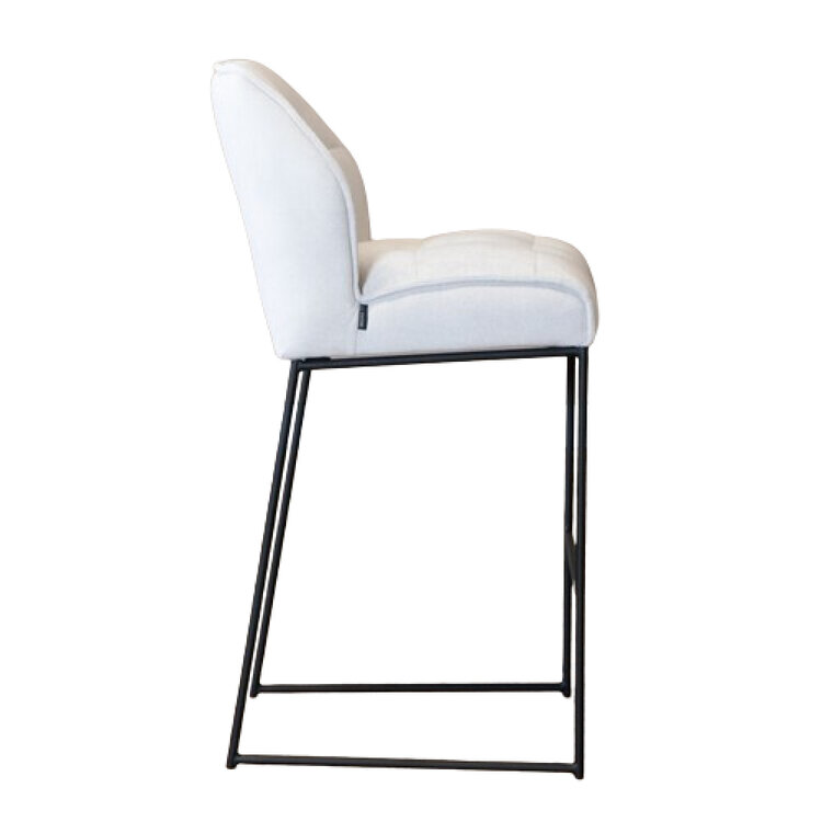 Barhocker Stoff Jelle off white 82 cm