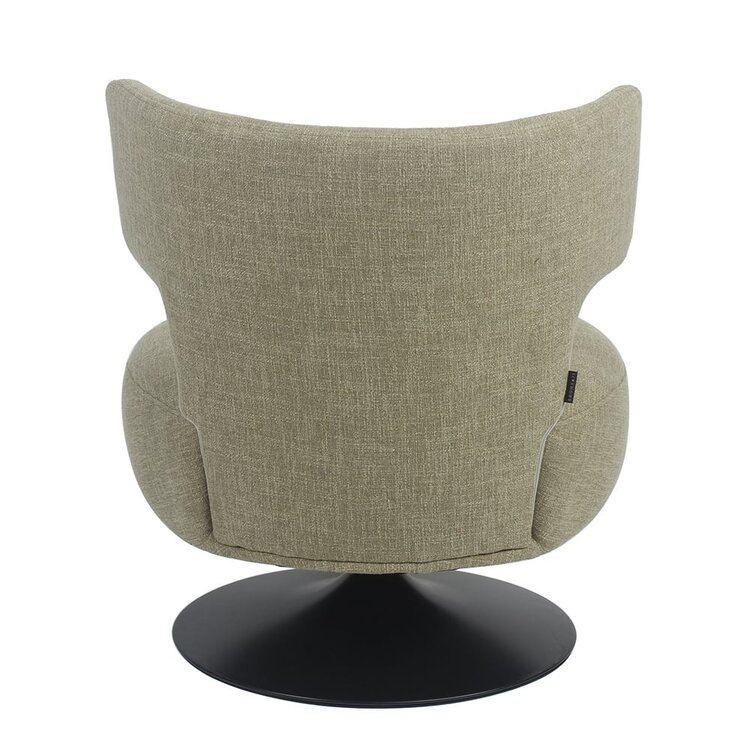 Sessel Metro Leinen drehbar olivgrün