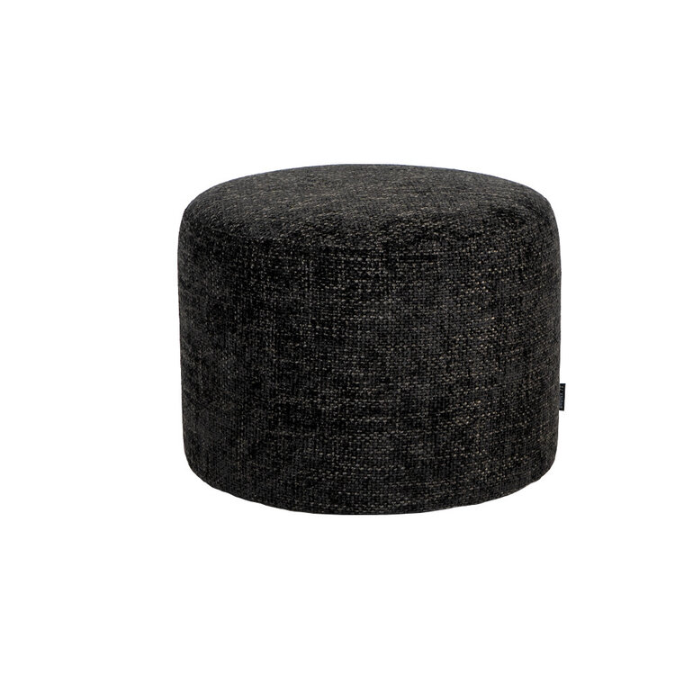 Hocker Feline Chenille schwarz