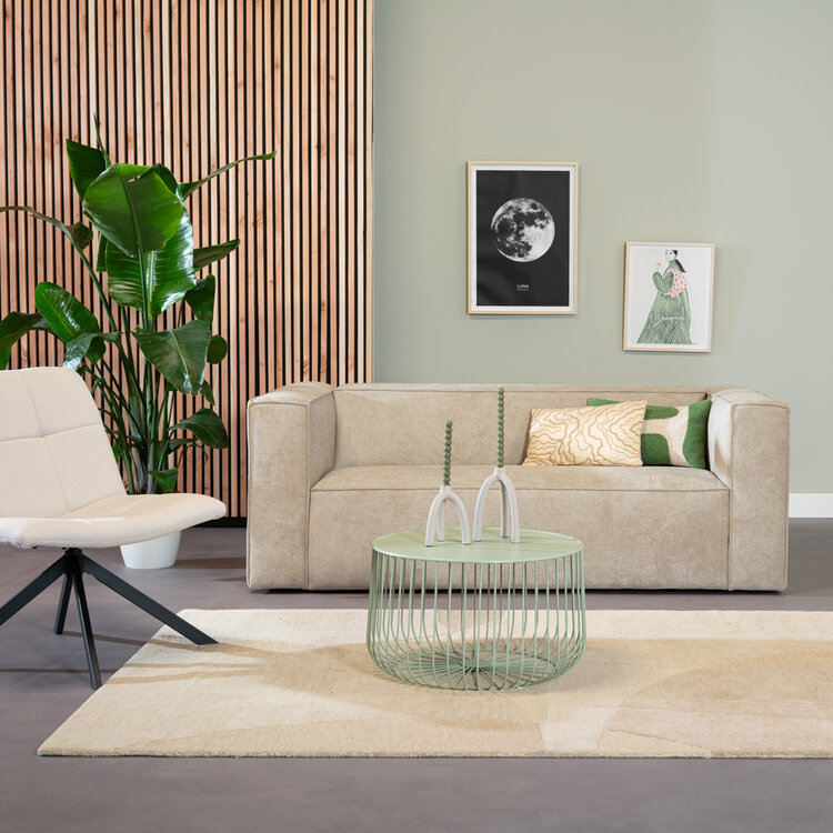 Couchtisch Senna Metall grün