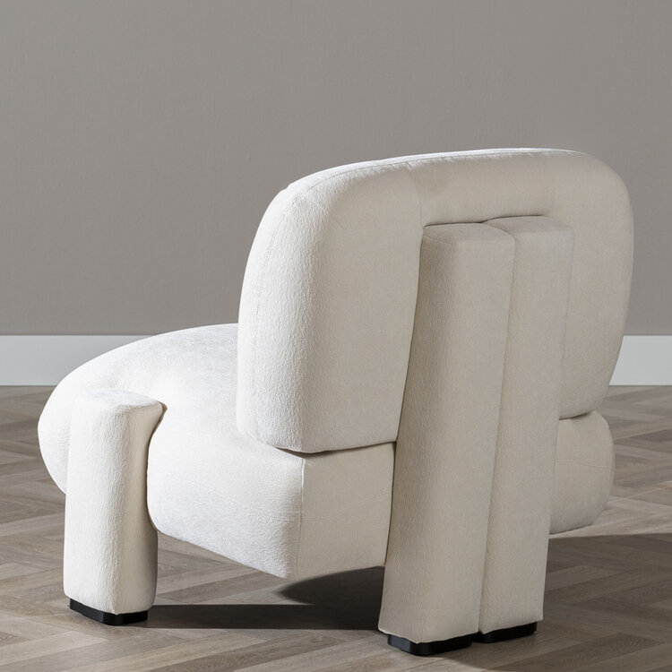 Sessel Louise Chenille off white