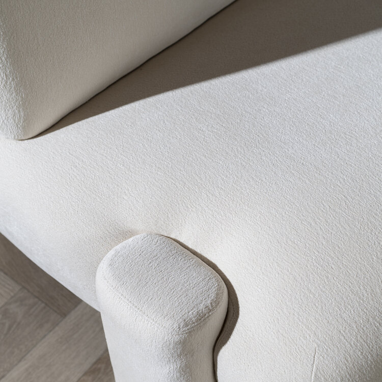 Sessel Louise Chenille off white