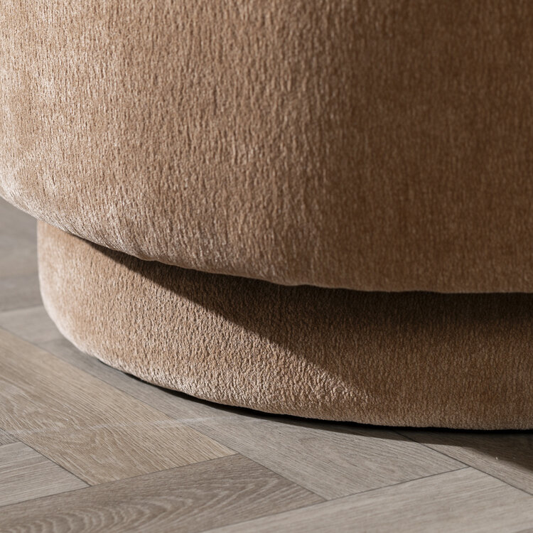 Sessel Valerie drehbar Chenille terrakotta