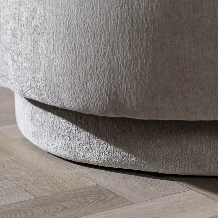 Sessel Valerie drehbar Chenille taupe