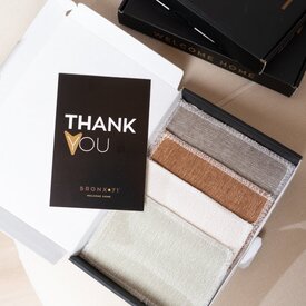 Chenille Stoffmuster-Set Cloudy