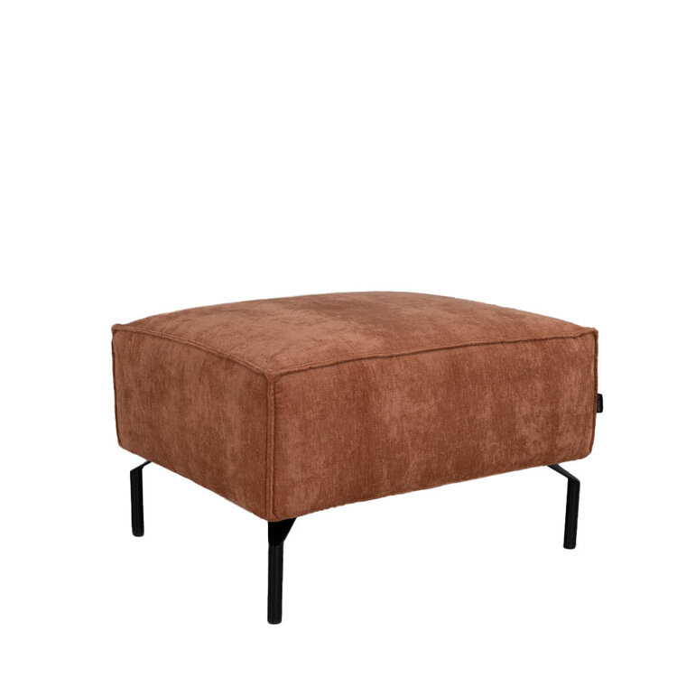 Hocker Kansas Stoff terracotta