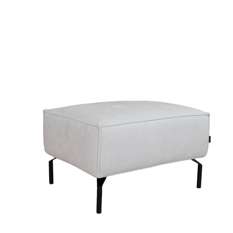 Hocker Kansas Stoff beige