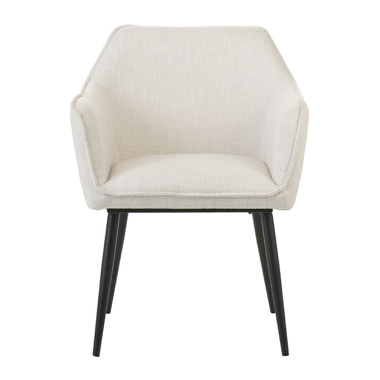 Esszimmerstuhl Ciara Leinen Off white