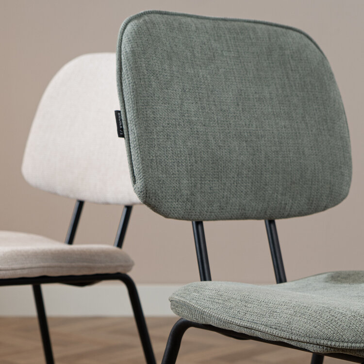 Esszimmerstuhl Ivar recycelter Stoff grün