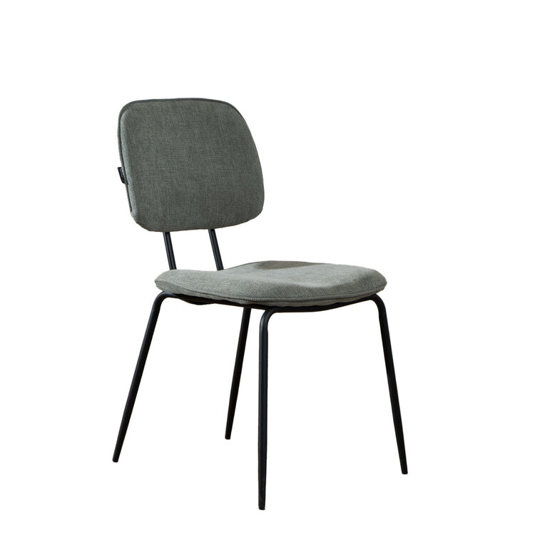 Esszimmerstuhl Ivar recycelter Stoff grün