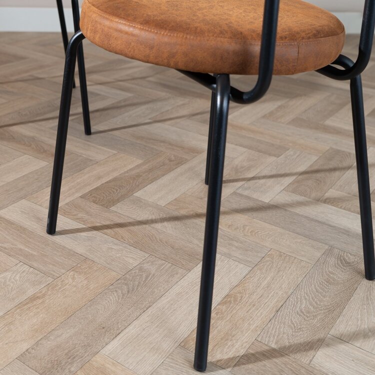 Esszimmerstuhl Lyon Eco-Leder cognac