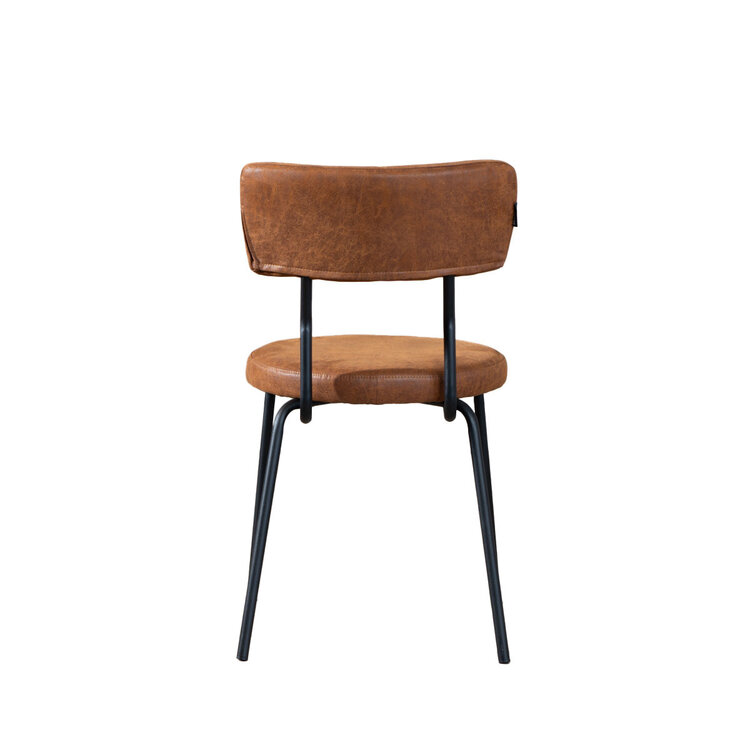 Esszimmerstuhl Lyon Eco-Leder cognac