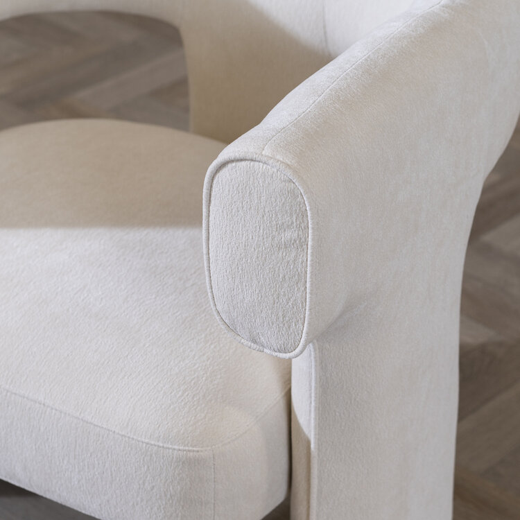 Sessel Bibi Chenille off white
