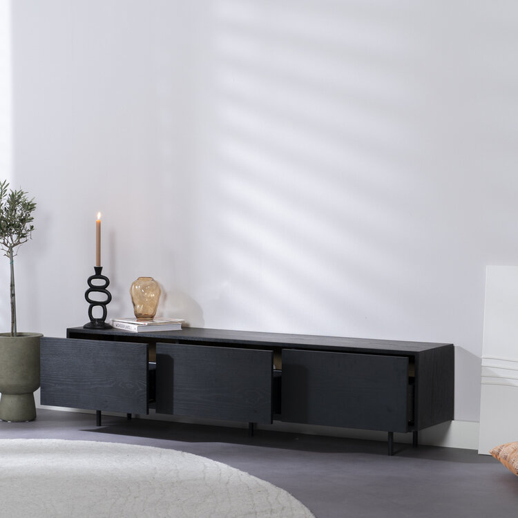 TV-Schrank Thomas schwarz 180 cm