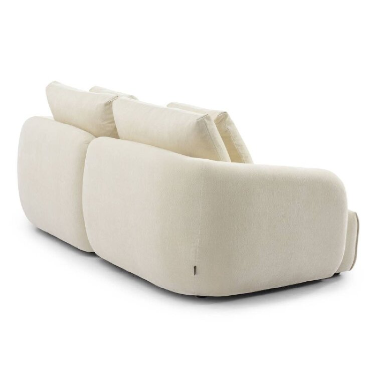Sofa 3-Sitzer Isa Chenille off white