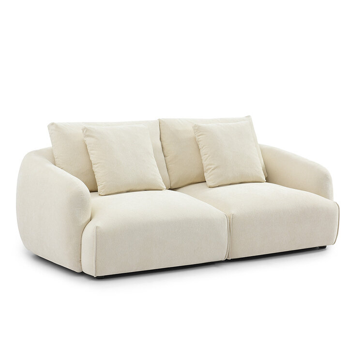 Sofa 3-Sitzer Isa Chenille off white