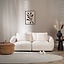 Sofa 3-Sitzer Isa Chenille off white
