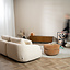 Sofa 3-Sitzer Isa Chenille off white