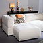 Ecksofa 3-Sitzer Karla Chenille off white links
