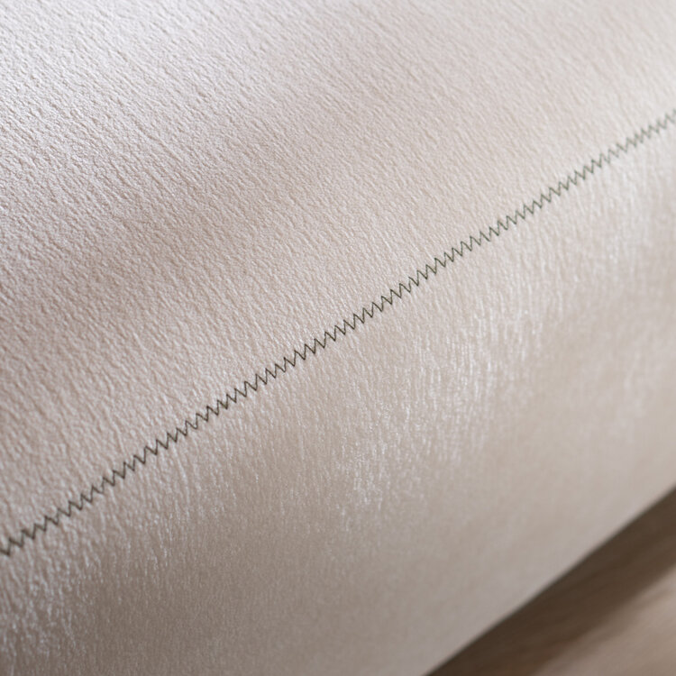 Ecksofa July Chenille off white links