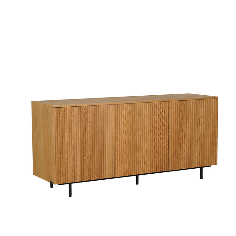 Sideboard Haley Eiche hell 160x45x74 cm