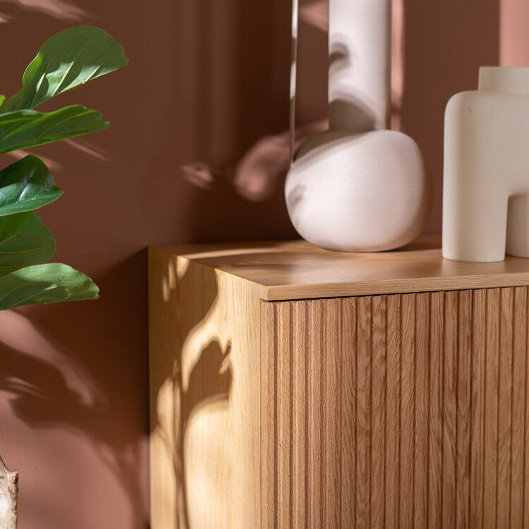 Sideboard Haley Eiche hell 160x45x74 cm