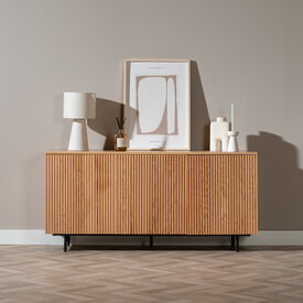 Sideboard Haley Eiche hell 160x45x74 cm