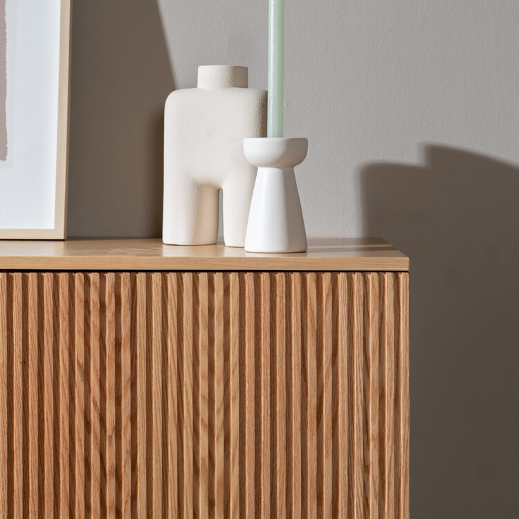 Sideboard Haley Eiche hell 160x45x74 cm