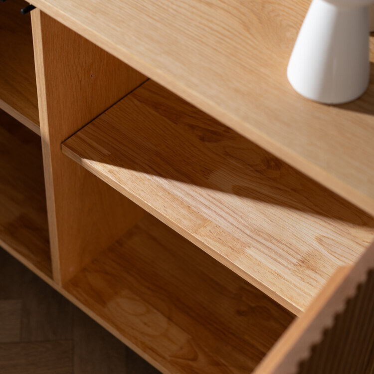 Sideboard Haley Eiche hell 160x45x74 cm