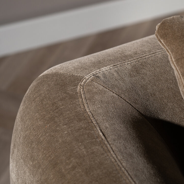 Sessel Palermo Samt braun