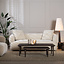 Samt Sofa Palermo 3-Sitzer beige