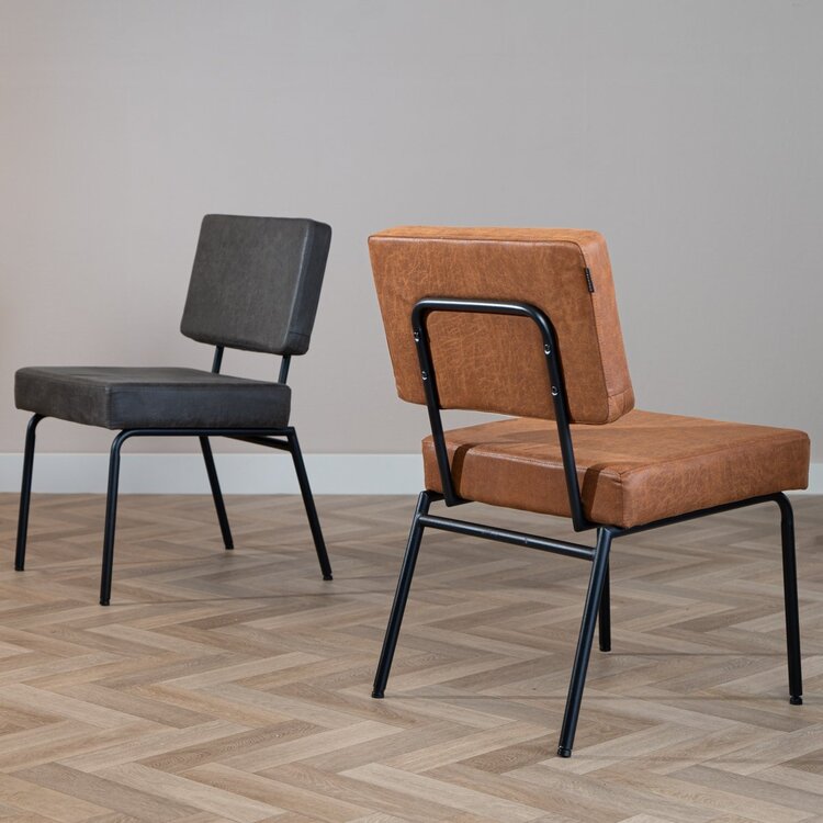 Esszimmerstuhl Espen Eco-Leder cognac