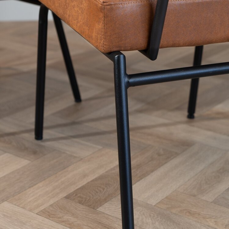 Esszimmerstuhl Espen Eco-Leder cognac