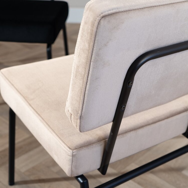 Esszimmerstuhl Espen Samt taupe