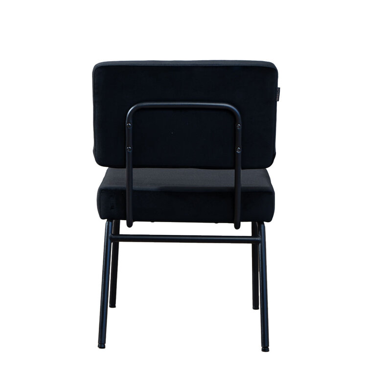 Esszimmerstuhl Espen Samt schwarz